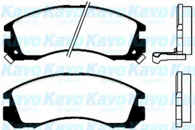 KAVO PARTS bp5511 -  Комплект тормозных колодок, дисковый тормоз
